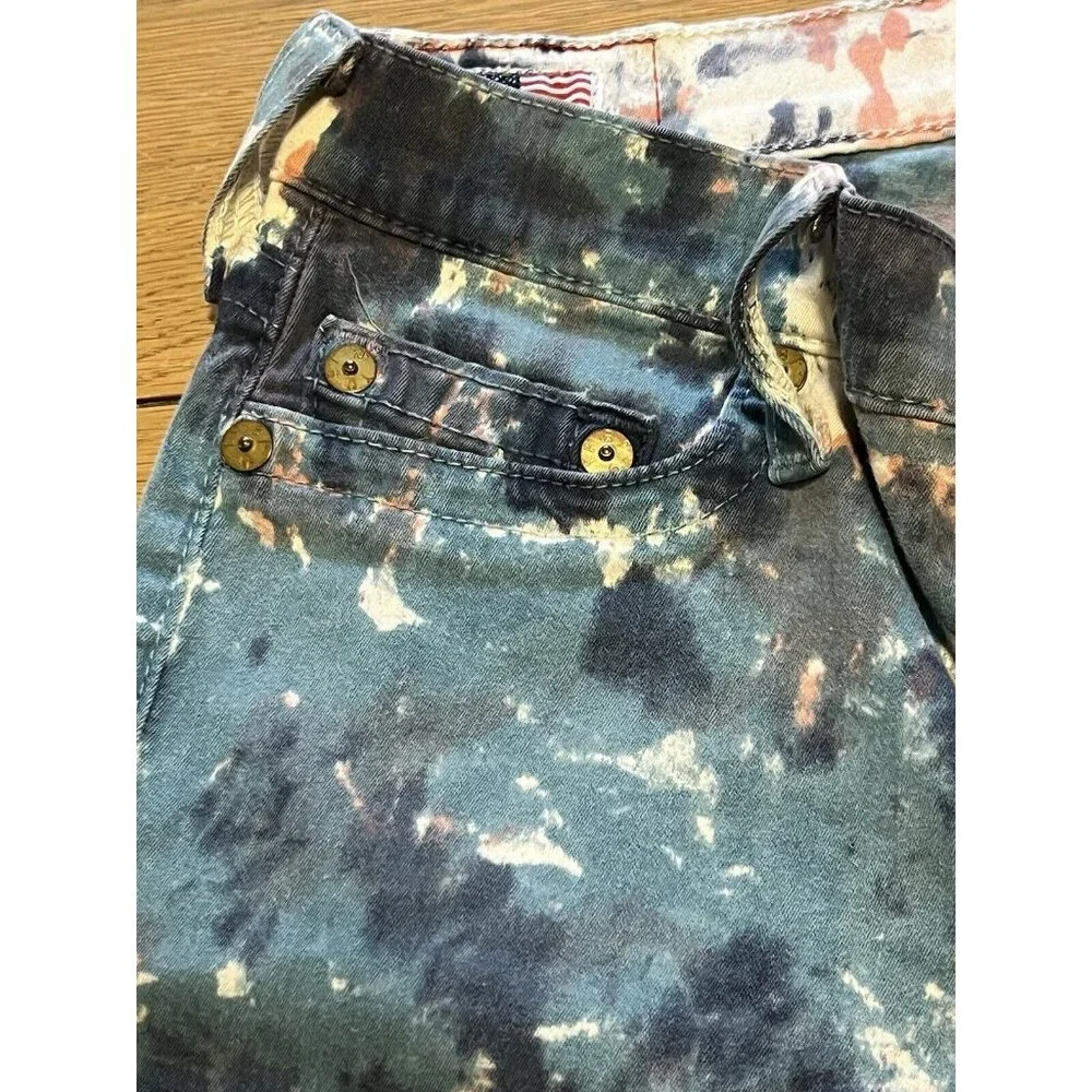 True Religion Halie Tie Dye Jeans Mens? Size 31 Modern Designer‎ Preppy Party